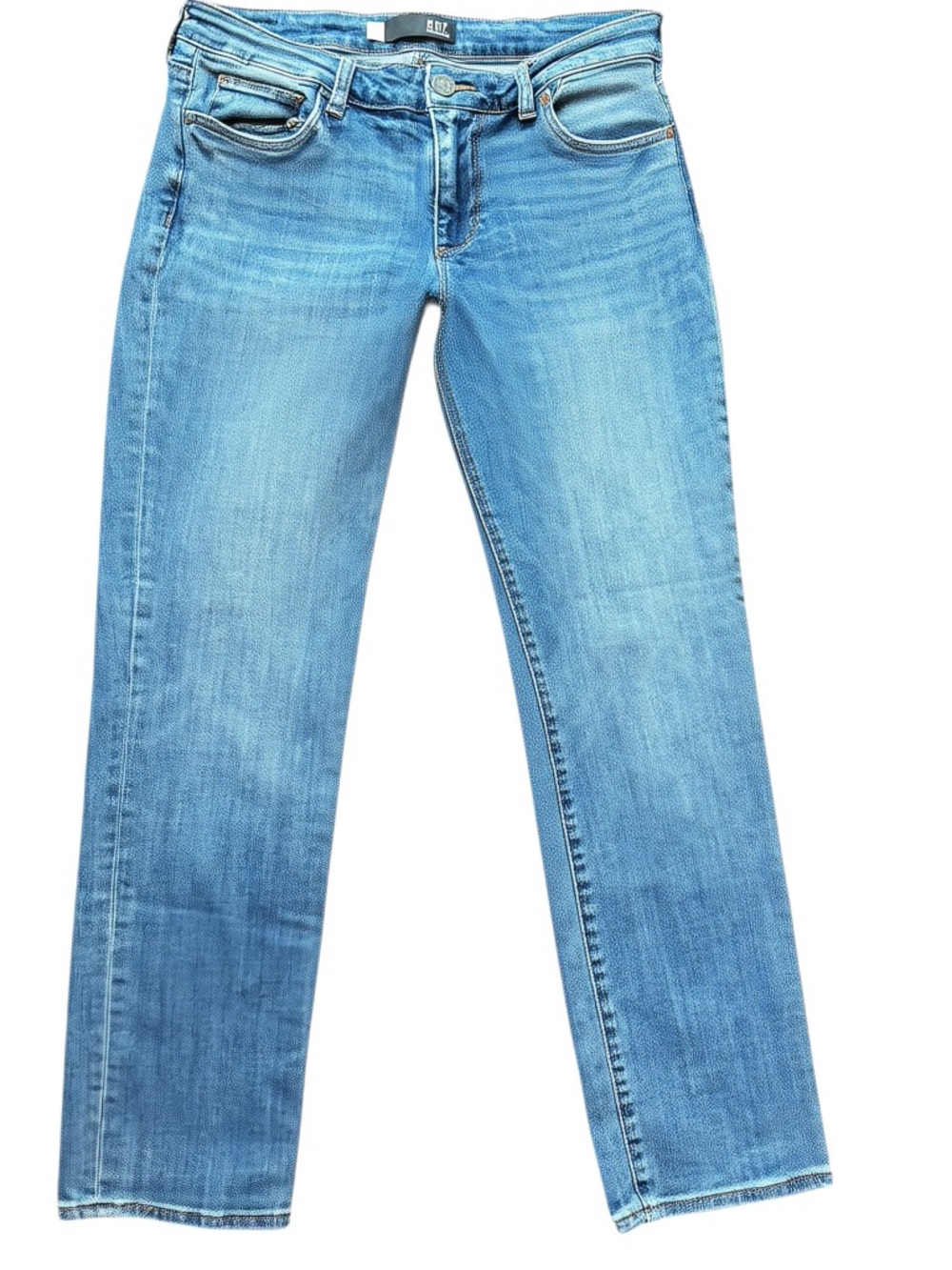 ♾️Kut from the Kloth Straight Leg Jeans Coastal Y2K Western Boho Prairie 8Long♾️